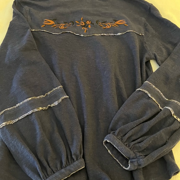 Free People Western Henley Top - Picture 5 of 9